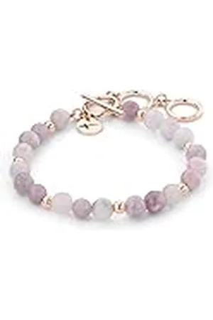 Tamaris Pulsera TJ-0358-B-21 lila, 21, Acero inoxidable, Cuarzo púrpura