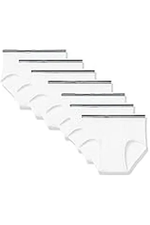 Amazon Calzoncillos de algodón sin Etiquetas Hombre, Pack de 7, , XS