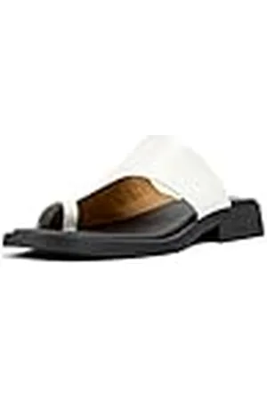 Camper Dana K201488, Sandalias Planas, Mujer, Blanco 001 TWS, 40 EU