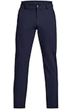 Under Armour UA Tech Tapered Pant Pantalón largo de golf para hombre, pantalón de deporte elástico con forma cónica, color gris halo/gris halo