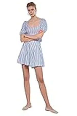 Mavi Vestido de Rayas, , XL para Mujer