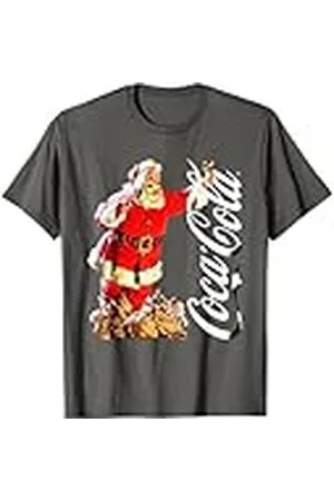Coca-Cola Coca Cola Navidad Santa Disfrutando de Camiseta
