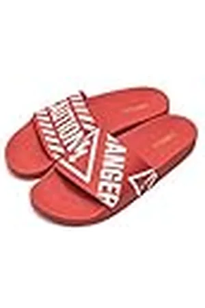THE WHITE BRAND Danger, Sandalias con Punta Abierta Hombre, Rojo (Red Red), 42 EU