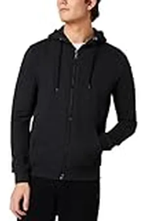 FM London Sudadera con cremallera para hombre - Sudadera con cremallera ideal para ropa casual y deportiva, , XXL