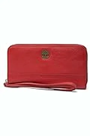 Timberland Leather RFID Zip Around Wallet Clutch with Wristlet Strap, Pulsera para Mujer, , Talla única