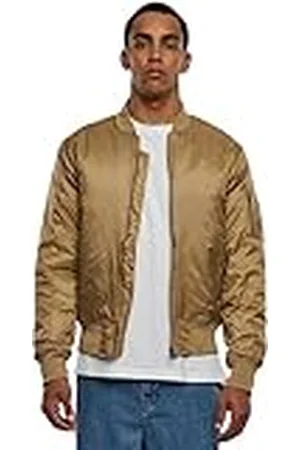 Urban classics Chaqueta de Hombre cortavientos de invierno yotoño, tipo bomber de la vieja escuela, acolchada y muy ajustada, tallas S - 5XL