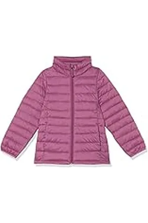 Amazon Chaqueta Acolchada con Cuello Levantado, Plegable, Ligera y Resistente a la Lluvia Niña, , 4 años