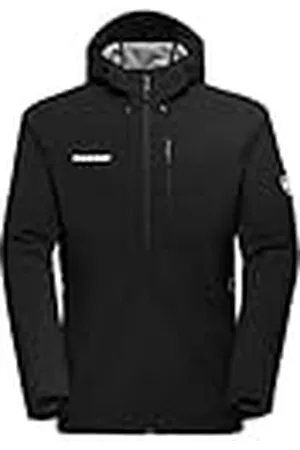 Mammut Outdoor SO Hooded Chaqueta Hombre negro XXL