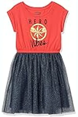 Amazon Disney | Marvel | Star Wars Vestidos tutú de Punto con Manga Corta - Colores interrumpidos Niña, , 2 años