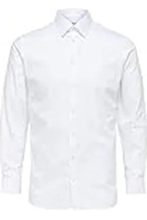 SELECTED Camiseta Slhslimethan LS Classic B Noos Camisa, , M para Hombre