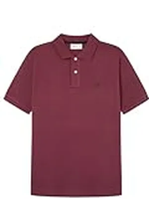 Springfield SPRINGFILED Polo básico piqué, Camiseta Polo Hombre, burgundy, XS