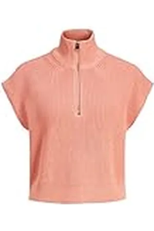JJXX Jxflorence Twist Half Zip Knit Vest Suéter pulóver, , M para Mujer