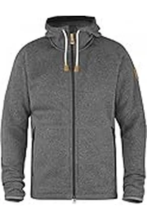 Fjällräven FJALLRAVEN 82252-030 Övik Fleece Hoodie M Sweatshirt Hombre Dark Grey Tamaño XXXL