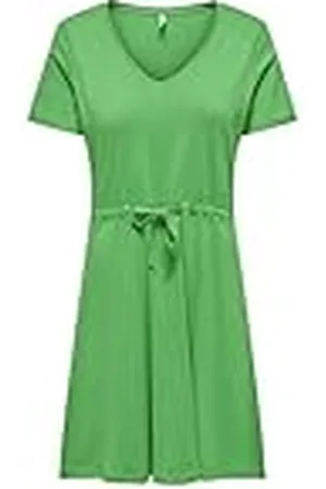 ONLY Onlmay S/S V-Neck Short Dress Jrs Noos Vestido, , Medium Mujeres