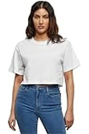 Build Your Brand By264-ladies Short Oversized tee Camiseta, , XL Mujeres