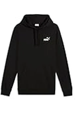 PUMA ESS 2 Color Small No. 1 Logo Hoodie TR, Sudaderas con Capucha Hombre, Black-Spring Fern