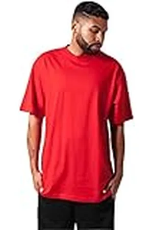 Urban classics Camiseta básica de Manga Corta de Hombre, Cuello Redondo Normal, de algodón Grueso, Largo Oversize, Distintos Colores, Tallas S-6XL