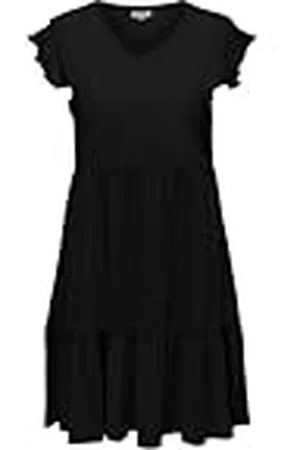 ONLY Carmay Life Cap SL Frill Dress Jrs Noos Vestido Midi, , 52-54 para Mujer