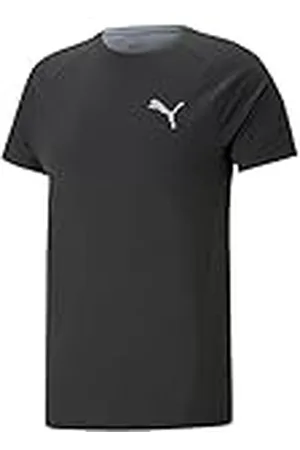 PUMA Camiseta Evostripe, Hombre, Negro Black, L