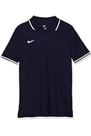 Nike Y Polo TM Club19 SS Polo Shirt, Niños, Obsidian/White, M