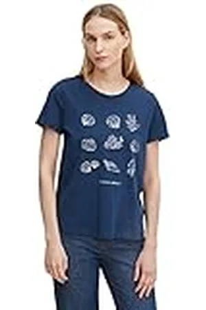 TOM TAILOR Señoras Camiseta con estampado 1030418, , XL
