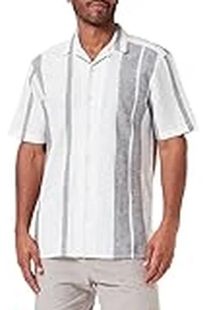 Only & Sons Camisa Hombre Manga Corta Cuello Resort Botones Lino Top Verano, Color: , Talla:XL
