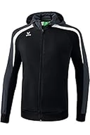 Erima GmbH Liga 2.0 Chaqueta de Chándal con Capucha, Hombre, Negro/Blanco/Gris Oscuro, 4XL