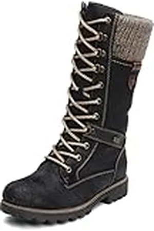 Remonte D7477, Botas de Nieve Mujer, Negro (Schwarz/Nero/Kastanie/Graphit 02), 41 EU