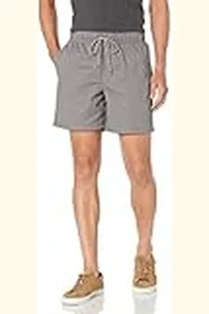 Amazon Pantalones Cortos de 15 cm con Cordón Ajustable Hombre, , L