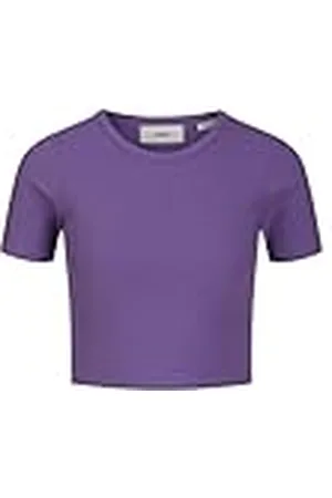 JJXX Jxflorie Str SS Rib tee Jrs Noos Camiseta, Royal Lilac, M Mujeres