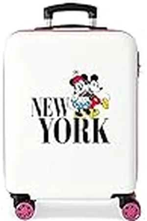 Disney Mickey & Minnie trip to New York maleta de cabina Blanco 38x55x20 cms Rígida ABS Cierre de combinación lateral 35L 2 kgs 4 Ruedas dobles equipaje mano