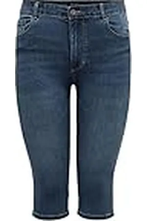 ONLY Caraugusta Life HW Skinny Knickers MBD Pantalones Cortos, , 44 para Mujer