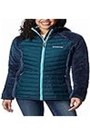 Columbia Powder Lite Sherpa Hybrid Jacket, Chaqueta Acolchada para Mujer, , Talla XS