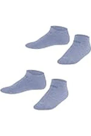 ESPRIT Foot Logo Multipack K Sn algodón lisos 2 pares, Calcetines cortos Unisex niños, , 35-38