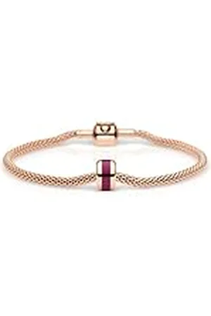 Bering Pulseras en Oro Rosa para Mujer, colección Arctic Symphony con Acero Inoxidable, GOH2-R-ME-190
