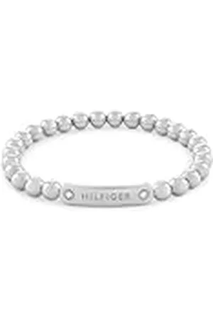 Tommy Hilfiger Jewelry Pulsera con cuentas para Mujer Colección de Acero inoxidable, oro amarillo o oro rosado
