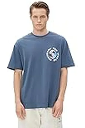 Koton Oversized T-Shirt Slogan Printed Crew Neck Cotton Camiseta, , L de los Hombres