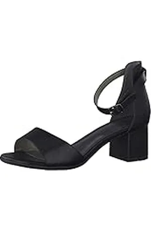 Jana 8-28361-20, Sandalia Mujer, Black, 37 EU