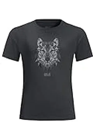 Jack Wolfskin Brand Wolf T K Camiseta, , 176 Unisex niños