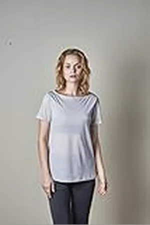 Supernatural Camiseta Fina de Manga Corta para Mujer, con Lana de Merino, W Everyday SS, Mujer, SNW015710K40S, , Small