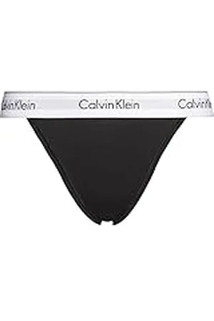 Calvin Klein Mujer Tanga High Leg con Stretch, , M