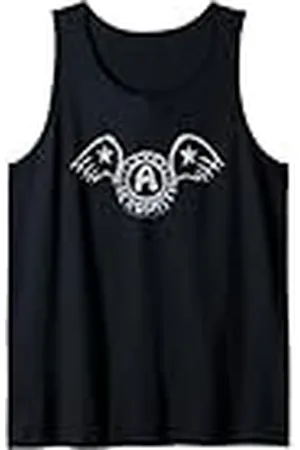 Aerosmith Vintage Blanco Con Logo Con Alado Estampado Camiseta sin Mangas