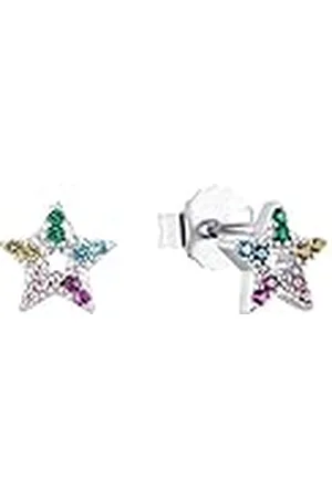 Prinzessin Lillifee Pendientes de de ley 925 para niñas, con circonita sintética, 0,7 cm, , estrella, en caja de regalo, 2033369
