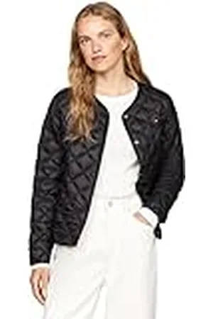 Tommy Hilfiger Cazadora Acolchada Mujer Down Quilted Collarless con Botones, , S
