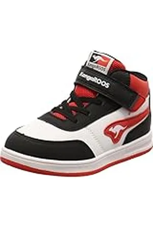 KangaROOS K-CPI Tive Mid EV, Zapatillas Unisex niños, Jet Black/Fiery Red, 29 EU