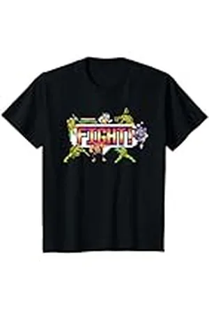 Teenage Mutant Ninja Turtles Niños TMNT Retro Videojuego Lucha Leonardo Shredder & Co Kids Camiseta