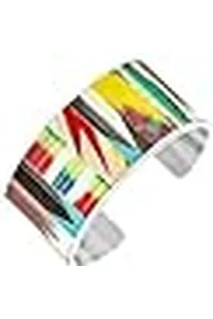 Christian Lacroix XF11005L-M - Pulsera de latón Plateado y Brillante para Mujer, Talla Mediana