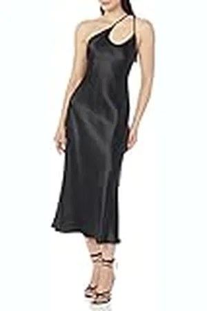 THE DROP Vestido Lencero para Mujer, Ashley, Asimétrico, , XL