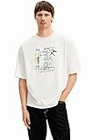 Desigual Camiseta de Manga Corta de Punto para Hombre, , XL