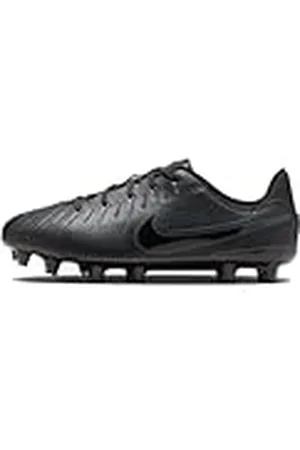 Nike Tiempo Legend 10 Academy FG JR, Sneaker, Black/Black-Deep Jungle, 33.5 EU